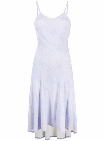 Koché Monogram Jacquard Asymmetric Dress - Farfetch