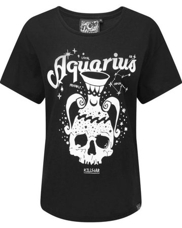 t-shirt women's - Aquarius - KILLSTAR - KSRA000448 - Nosferatu UK