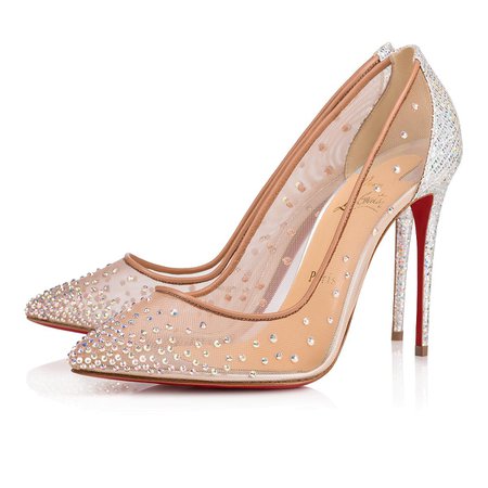 Follies Strass 100 Version Crystal Glitter - Women Shoes - Christian Louboutin