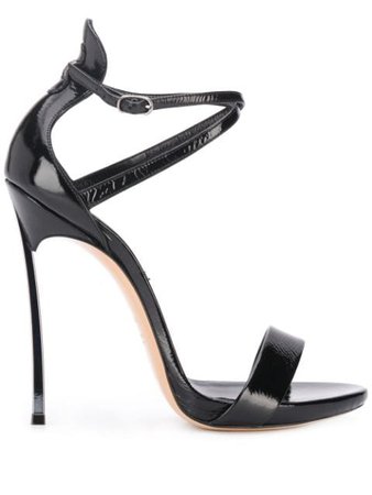 Casadei 120Mm Stiletto Heel Sandals 1L504P120MZRAUN9000 Black | Farfetch