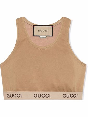 Shop Gucci x The North Face sleeveless top with Express Delivery - FARFETCH