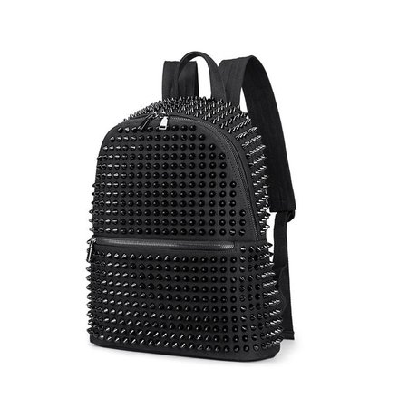 *clipped by @luci-her* Spiked Back Pack Bag – Goth Mall
