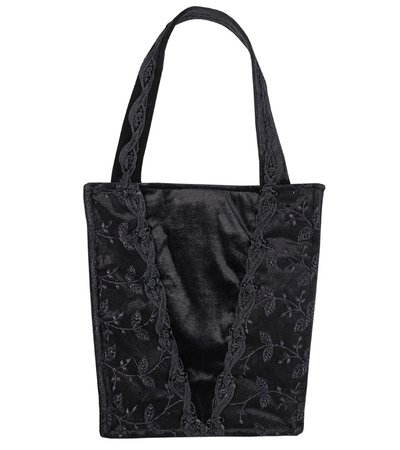 Venetian Lace Black Gothic Handbag by Sinister | Gothic