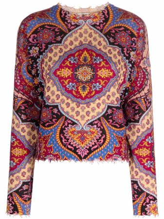 ETRO paisley-print Knitted Jumper - Farfetch