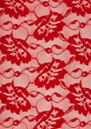 red lace with pattern | Stock image