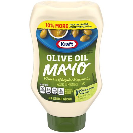 Kraft Mayo Reduced Fat Mayonnaise with Olive Oil
