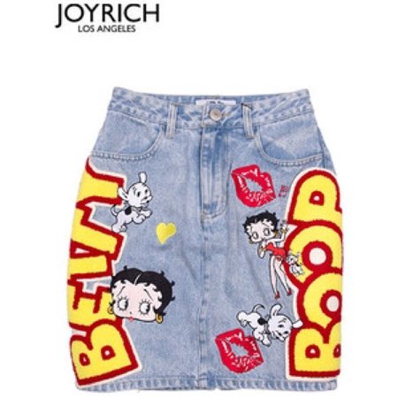 Joyrich Skirts | X Betty Boop 90s Denim Skirt S | Poshmark