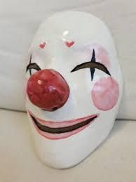 clown mask plaster - Google Search