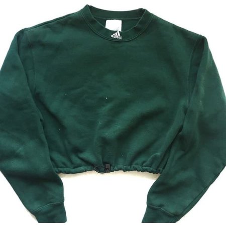 green sweatshirt