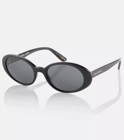 Oval Sunglasses in Black - Dolce Gabbana | Mytheresa