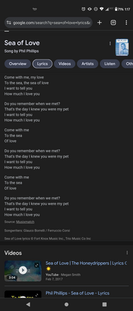 Sea of Love lyrics
