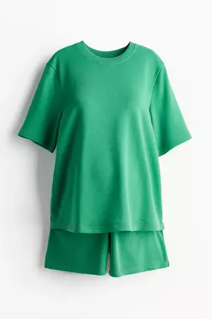 MAMA 2-piece Sweatsuit - Green - Ladies | H&M CA
