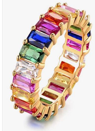 multi color ring