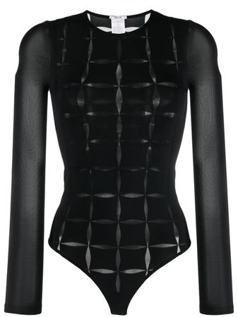 Shop Wolford cut out-detail bodysuit with Express Delivery - FARFETCH