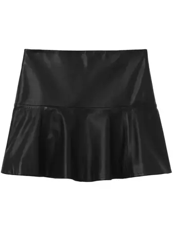 Proenza Schouler White Label ruffle-hem Mini Skirt - Farfetch