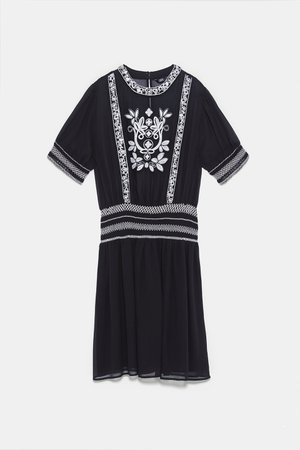 EMBROIDERED DRESS - View all-DRESSES-WOMAN | ZARA United States