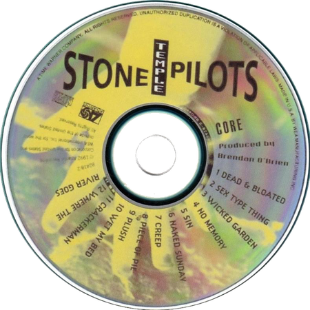 stone temple pilots cd png
