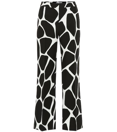 Silk-Twill Logo Pants | Valentino - Mytheresa
