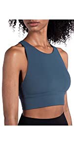 Lemedy Women Padded Sports Bra Fitness Workout Running Shirts Yoga Tank Top (XL, Rose Red) at Amazon Women’s Clothing store