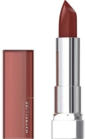 Amazon.com: Maybelline Color Sensational Lipstick, Lip Makeup, Cream Finish, Hydrating Lipstick, Nude, Pink, Red, Plum Lip Color, Warm Me Up, 0.15 oz. (Packaging May Vary): Beauty