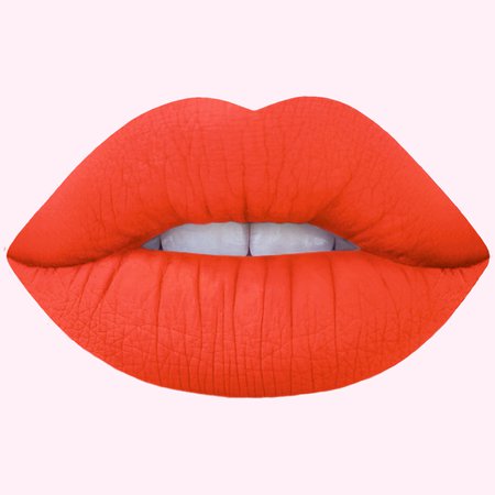 Suedeberry: Coral Red Matte Lipstick - Lime Crime