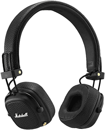 Marshall Bluetooth headphones png