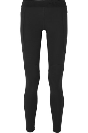 Nike | Pro HyperCool mesh-paneled ribbed stretch-jersey leggings | NET-A-PORTER.COM