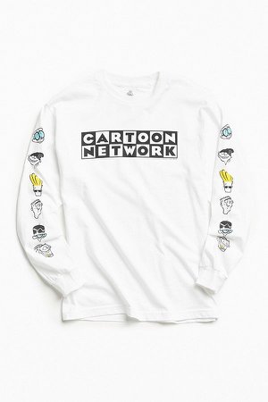 Cartoon Network Logo Head Long Sleeve Tee