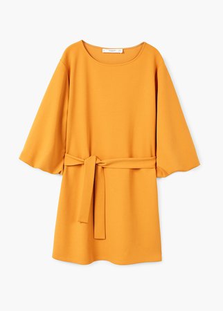 Bow belted dress - Woman | OUTLET United Kingdom