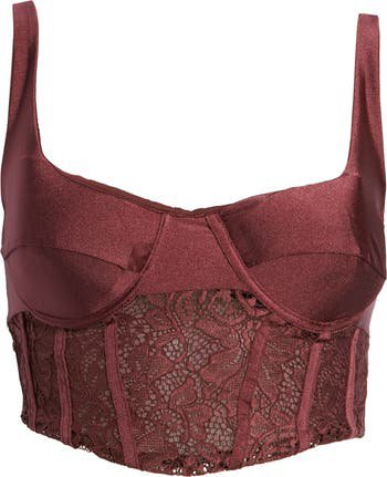 AFRM Simi Lace Corset Top | Nordstrom