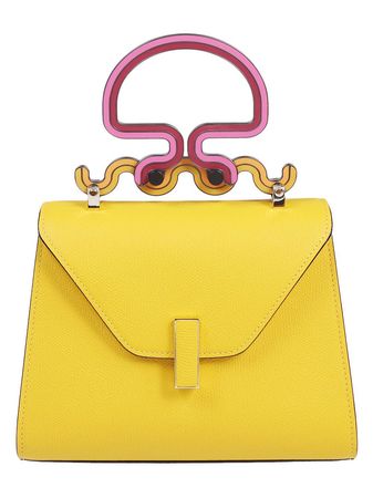 Valextra X Tessabit Mini iside tessabit 70° leather handbag