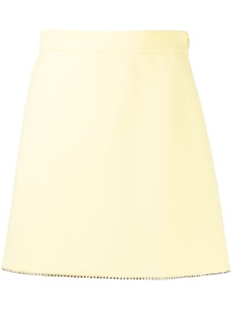 Miu Miu Crystal Embellished A-line Skirt - Farfetch
