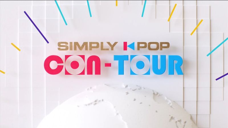 Simply K-pop Con-Tour Logo