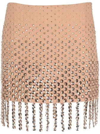 Blumarine crystal-embellished Mini Skirt - Farfetch