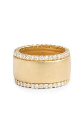 18k Yellow Gold Diamond Ring By Jamie Wolf | Moda Operandi
