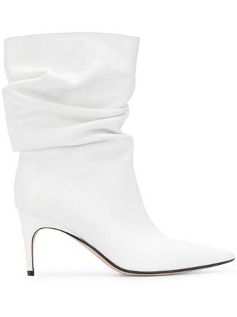 Sergio Rossi Sr Cindy Ruched Ankle Boots - Farfetch