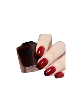 painted nails nail polish red