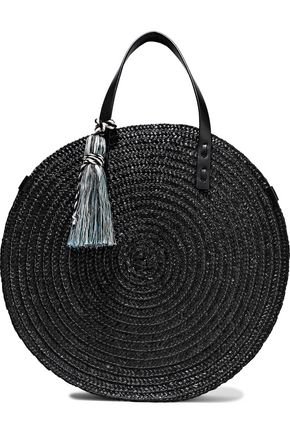 Tasseled woven straw tote | REBECCA MINKOFF | Sale up to 70% off | THE OUTNET
