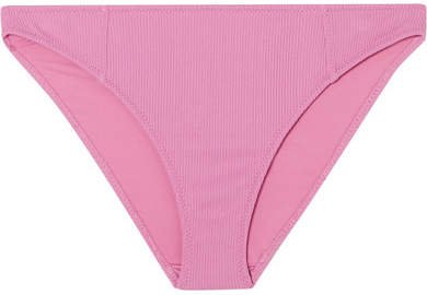 Ribbed Bikini Briefs - Pink