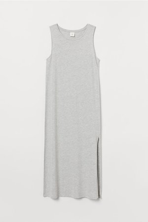 Tank-top Dress - Gray melange - Ladies | H&M US
