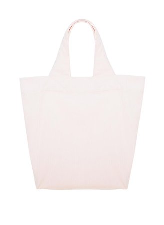 Corduroy Market Tote Bag Plain Pale Pink – FAITHFULL THE BRAND AU