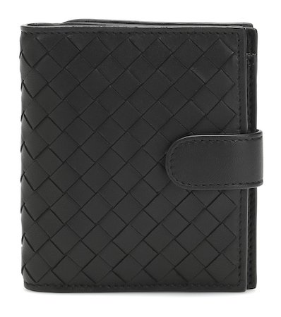 Intrecciato Mini leather wallet