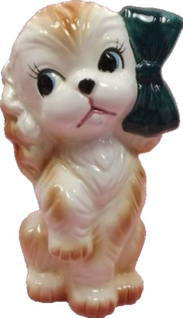 cute vintage dog figurine