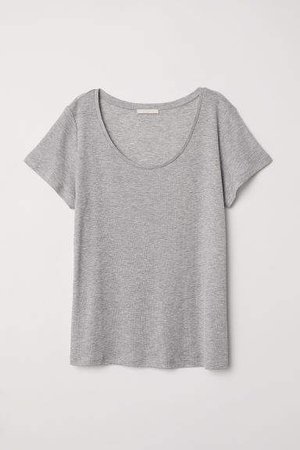 Lyocell T-shirt - Gray