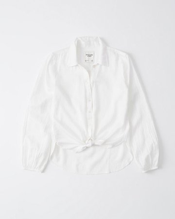 Women's Long-Sleeve Button-Up Shirt | Women's | Abercrombie.com