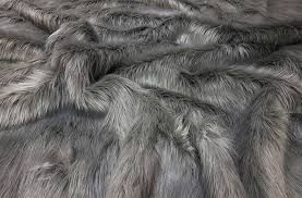 faux fur fabric grey - Google Search