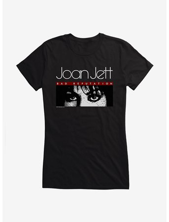 Joan Jett Bad Reputation Eyes Logo Girls T-Shirt
