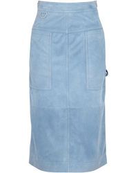 Suede Skirts for Women - Up to 82% off | Lyst