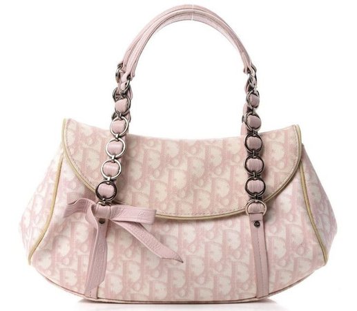 Christian Dior Pink Romantique Trotter Bag