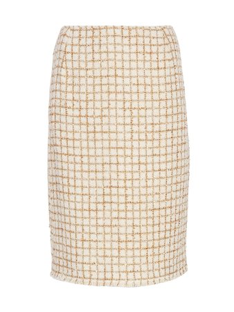 Shop Oscar de la Renta Tweed Pencil Skirt up to 70% Off | Saks Fifth Avenue